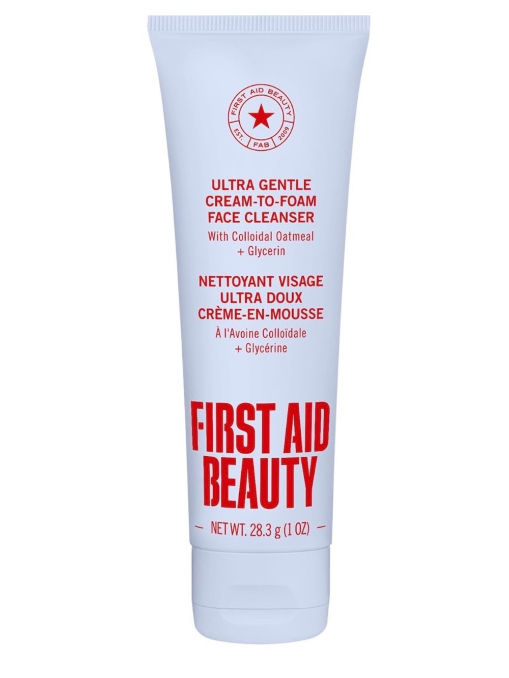 NWOB | First Aid Beauty | Ultra Gentle Cream-to-Foam Face Cleanser